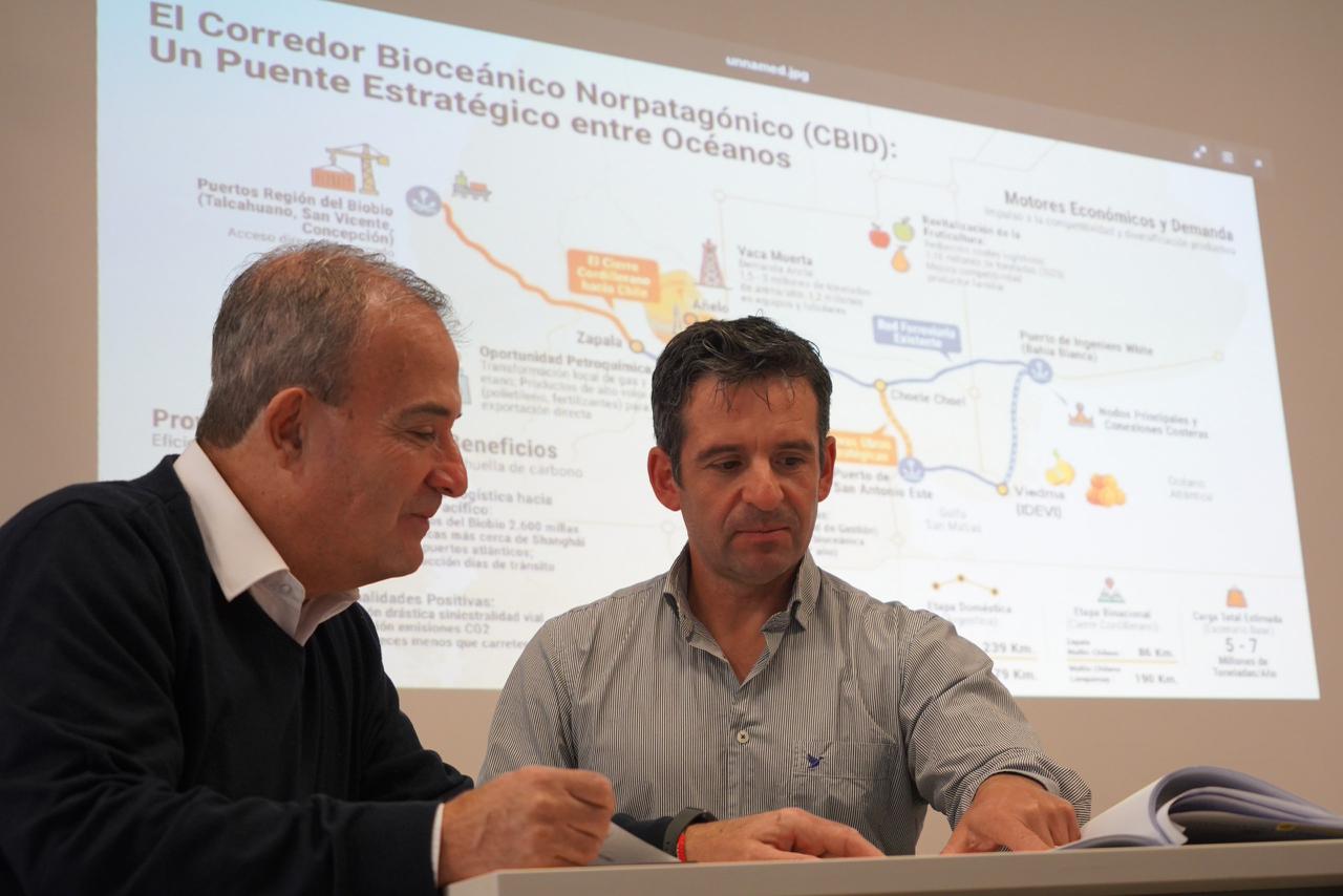 Pesatti presentó al coordinador técnico del Corredor Bioceánico y lanzó la web oficial del proyecto
