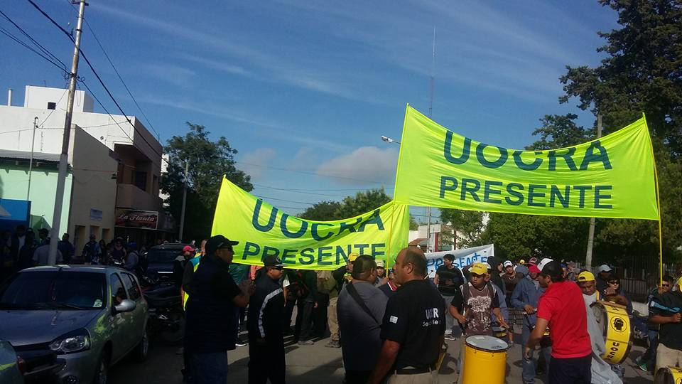 Protesta contra Macri en Viedma: Foto de la redes sociales
