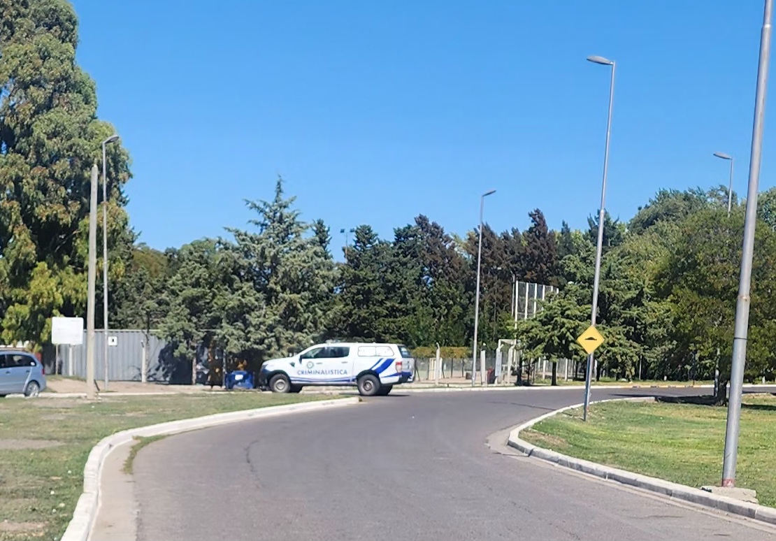 La policía Criminalística en el lugar