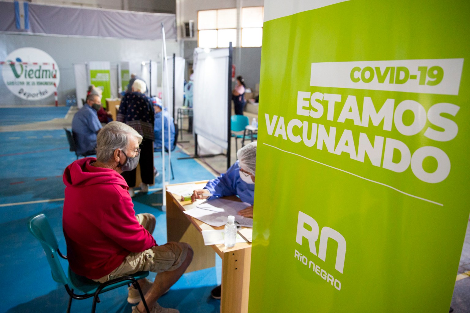 vacunacion en Viedma contra el Covid