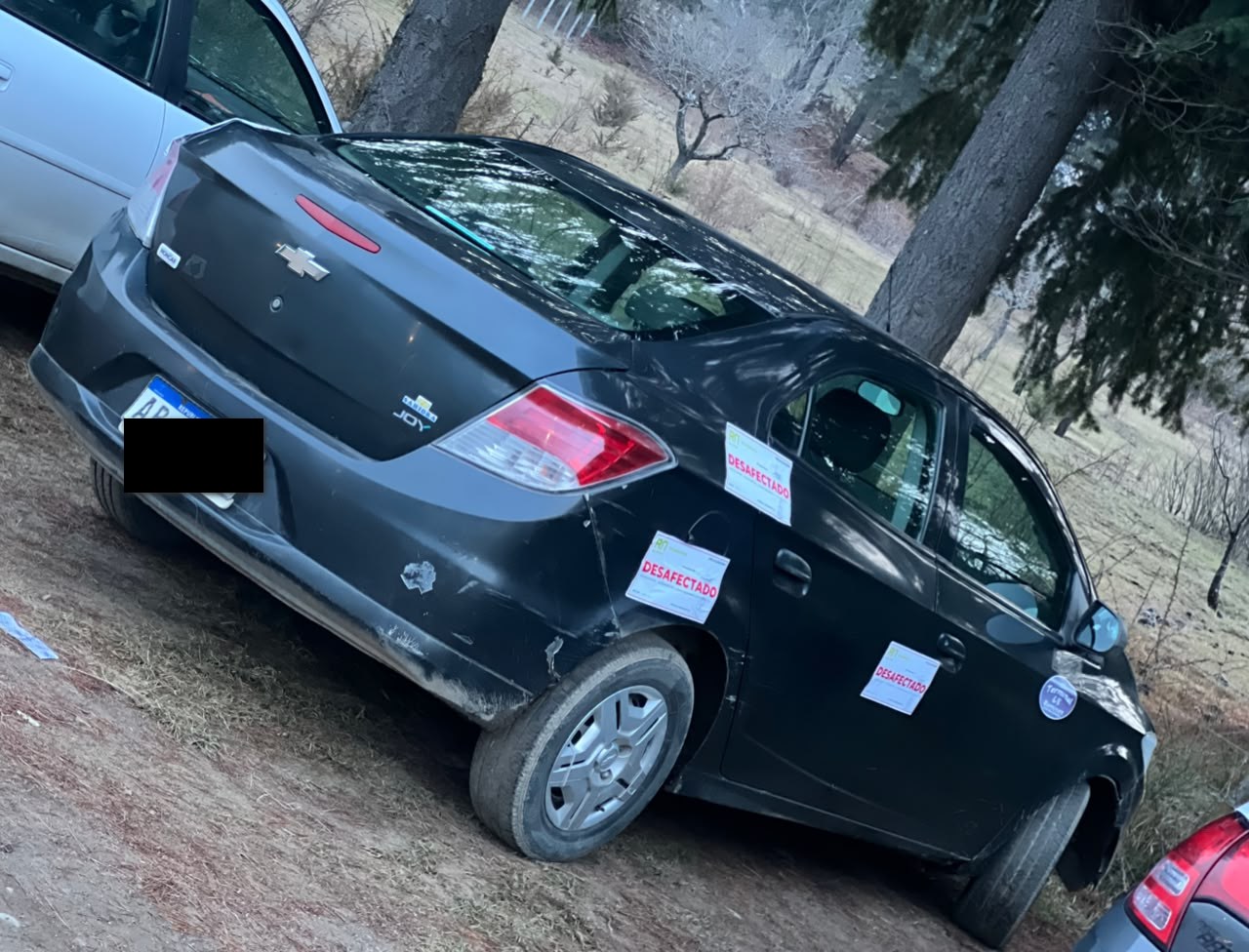 La policía le secuestró el vehículo con el que realizaba transporte de pasajeros por no tener la RTO vigente